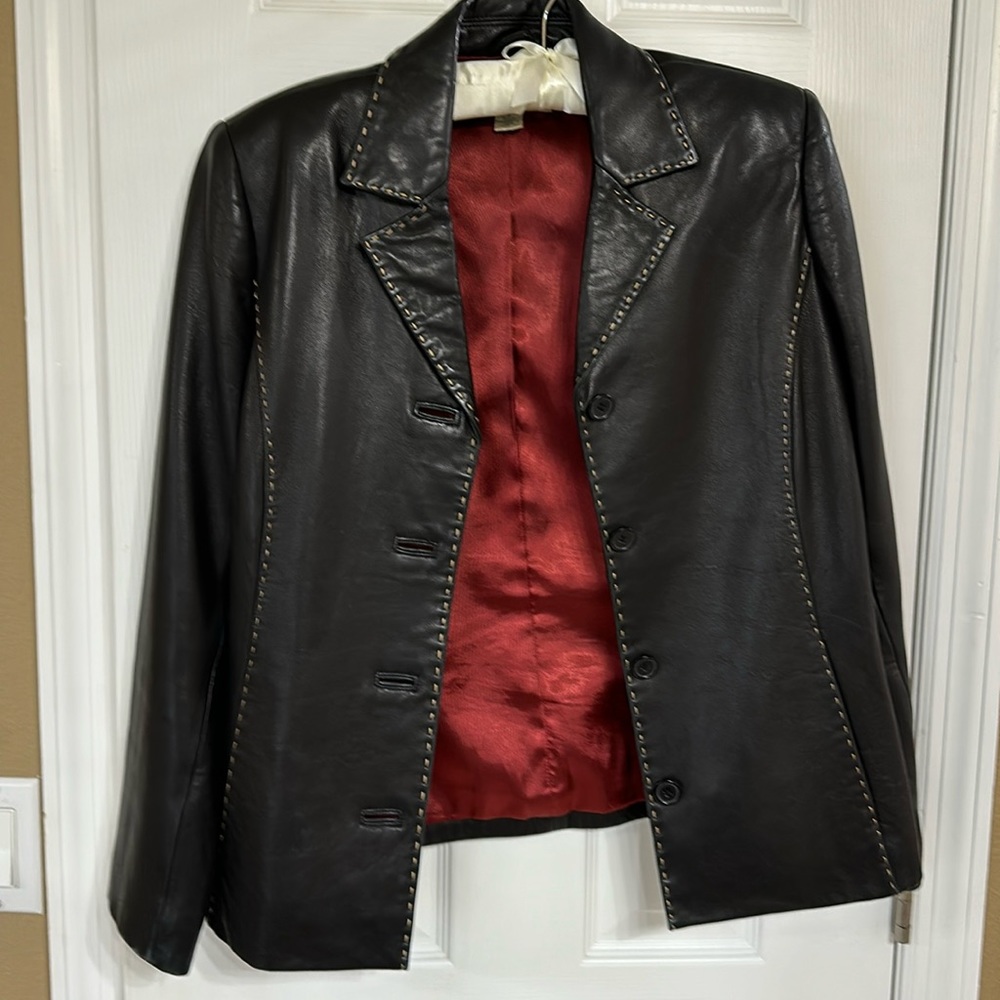Leather jacket